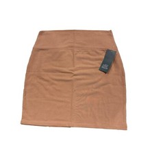 Women's Knit Bodycon Mini Pencil Skirt - Wild Fable Brown Clay L