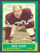 1963 Topps Football #23: BOB GAIN SP Cleveland Browns ~ VG-EX