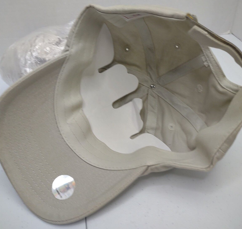 St. Louis Rams Hat Cap Beige Old Logo Strapback Football NFL Mens Los Angeles - Picture 6 of 9