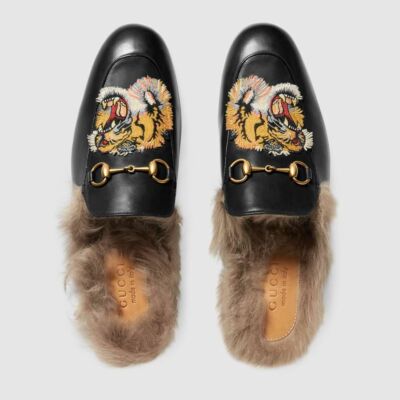 gucci princetown tiger mules