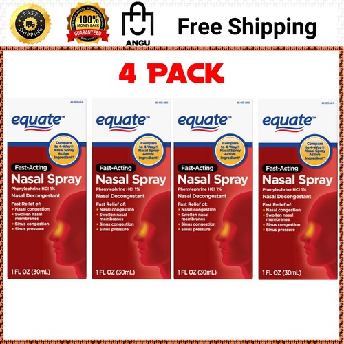 Equate Nasal Four Nasal Spray Phenylephrine Hydrochloride 1 1 fl. Oz