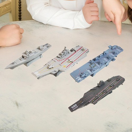 4Pcs 4D Ship Model Gifts Aircraft Carrier Toy for Display Boys ...