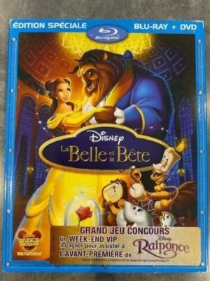 LA BELLE ET LA BÊTE - film en BLU-RAY zone B + DVD ÉDITION COLLECTOR WALT DISNEY - Photo 1/2
