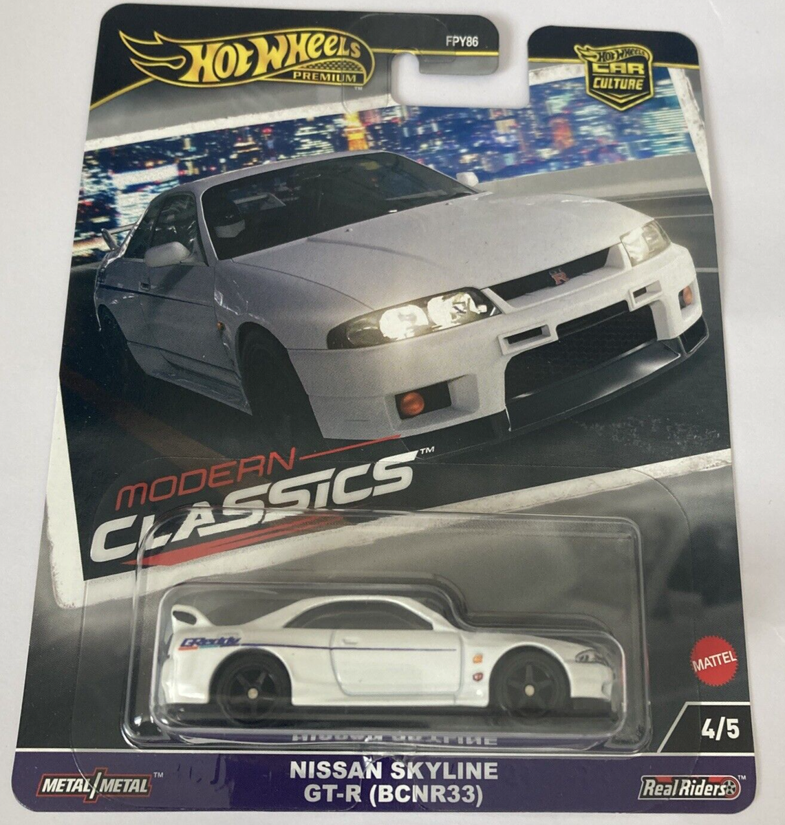 Hot Wheels Premium Car Culture Modern Classics 4 Nissan Skyline GT