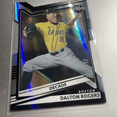 2022 Elite Extra Edition Dalton Rogers DECADE DIE-CUT #'d 135/999 (C1)