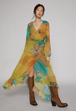 Urban Outfitters Kimchi Blue Amy Duster Jacket Dress Floral Print NWOT Small