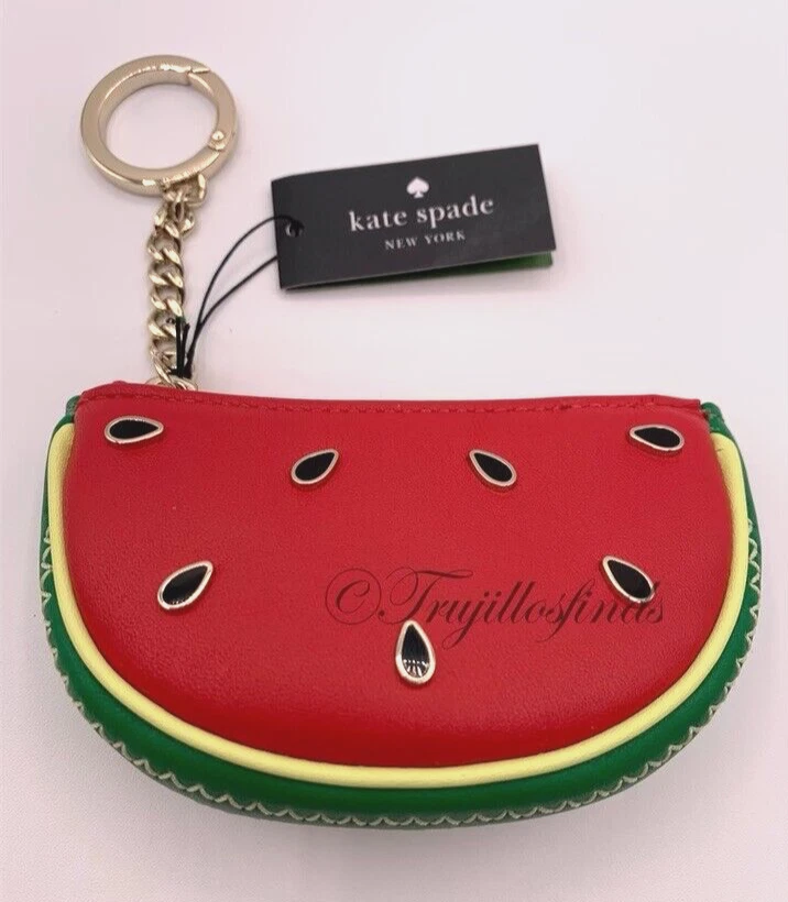 NWT Kate Spade Make a Splash Watermelon Coin Purse Leather | Watermelon  coin purse, Leather purses, Coin purse