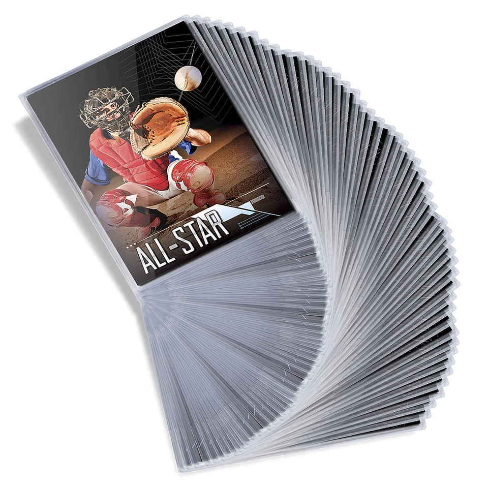 Ultra PRO 50CT 2 Piezas Ultra Transparente UV Mini Portatarjetas Snap con Snap Apretado Foto 2 de 2