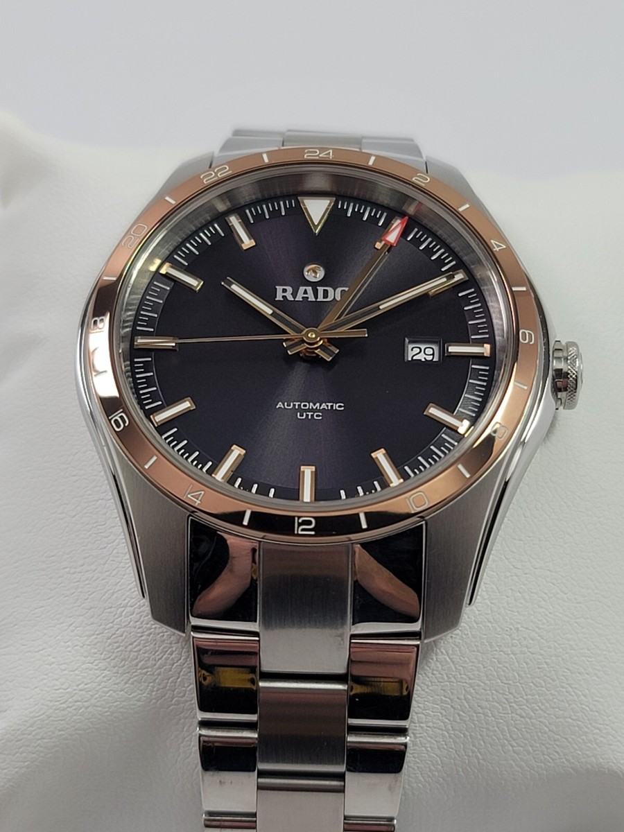 Rado Hyperchrome UTC GMT SWISS Automatic Stainless Steel Mens