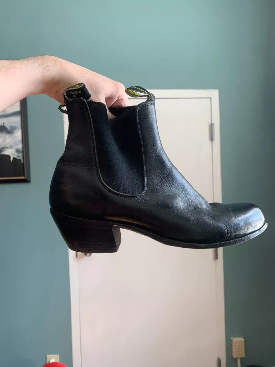 RM Williams Boots Online  Yearling Black Leather Chelsea Boots