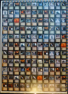 TCG 2 / Lord of the Rings Druckbogen / Uncut Sheet Mines of Moria Rare Englisch