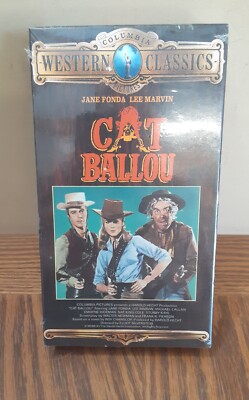 Cat Ballou (VHS, 1992) New / Sealed 
