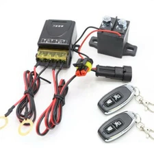 Car Battery Disconnect Cut Off Isolator Master Switch W/ Wireless Remote Control