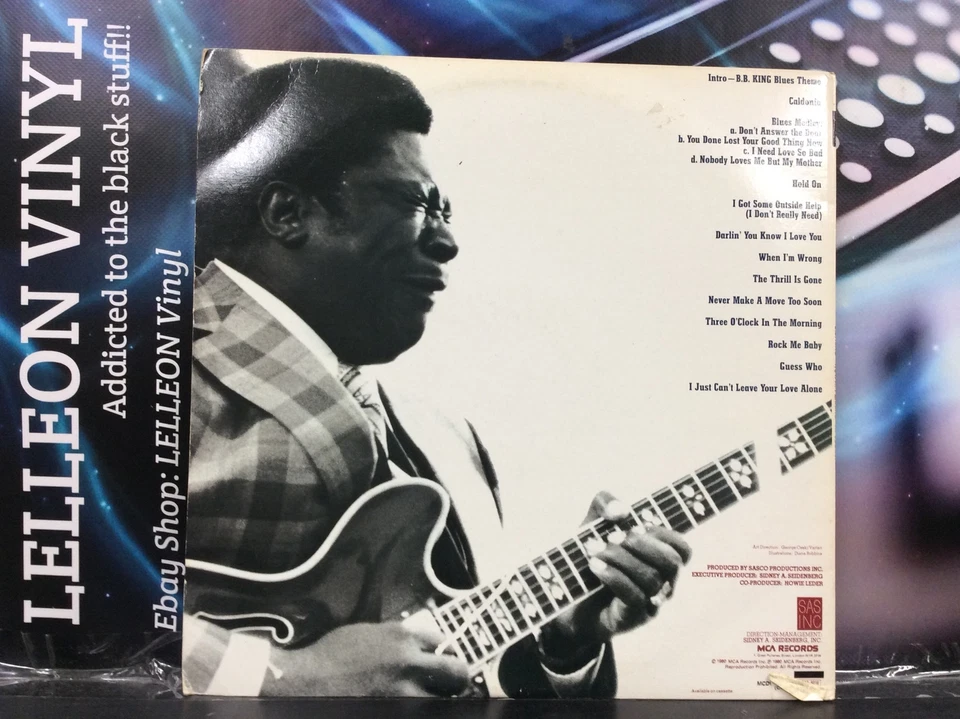 B.B.King Now Appearing At Ole Miss Double LP Album Vinyl MCLD601 A1/B1 Blues 70s Foto 2 de 4