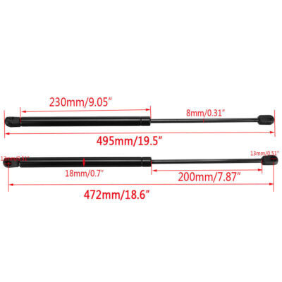 2X Tailgate Trunk Gas Spring Strut For Suzuki SX4 S-Cross 2013