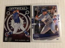 2020 Donruss optic baseball pete alonzo lot of 2 cards