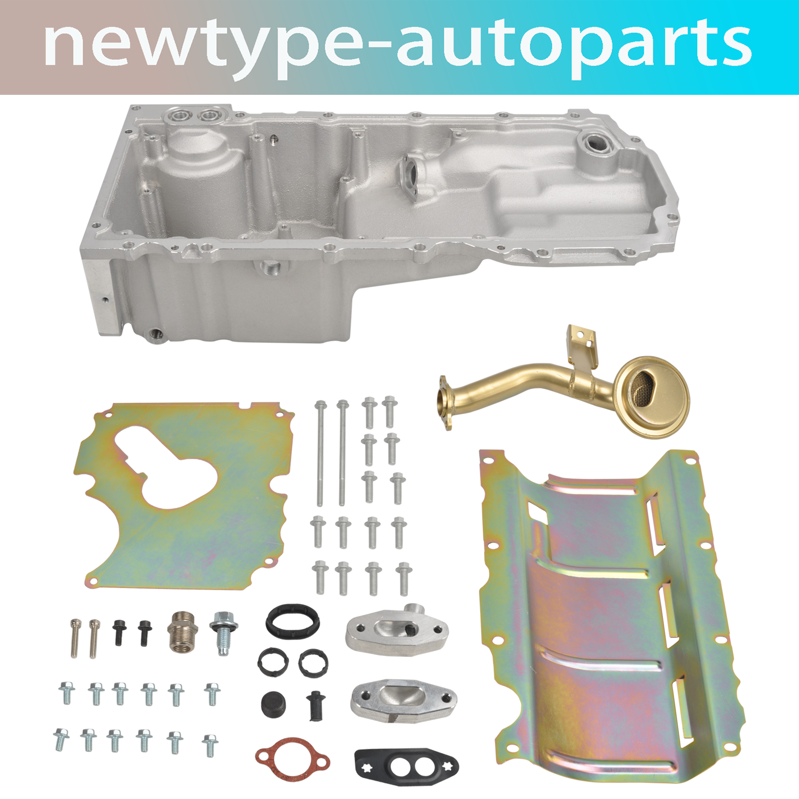 Sump Retrofit Oil Pan Kit Rear for Chevy Gen V LT Engine LT1 LT4 L83