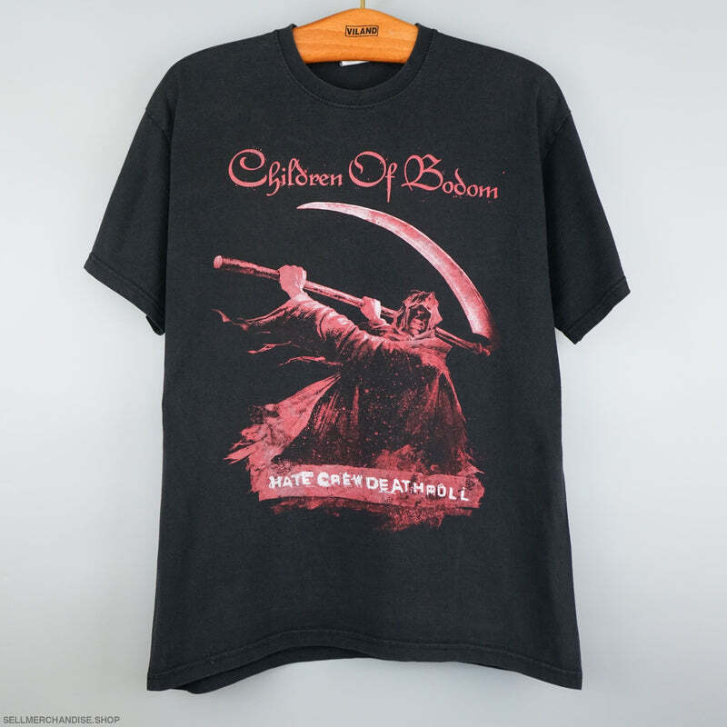 Children Of Bodom 2003 Hate Crew Deathroll Black Unisex Tshirt S