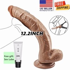 XXXL HUGE Realistic Huge Dildo BIG Penis Suction Cup Vagina G-Spot Sex Toy Adult