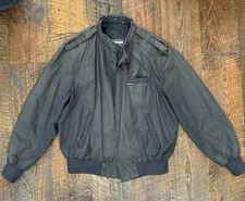 VTG Genuine MEMBERS ONLY Bomber Jacket Mens 1X Lined Iconic Racer 80s READ