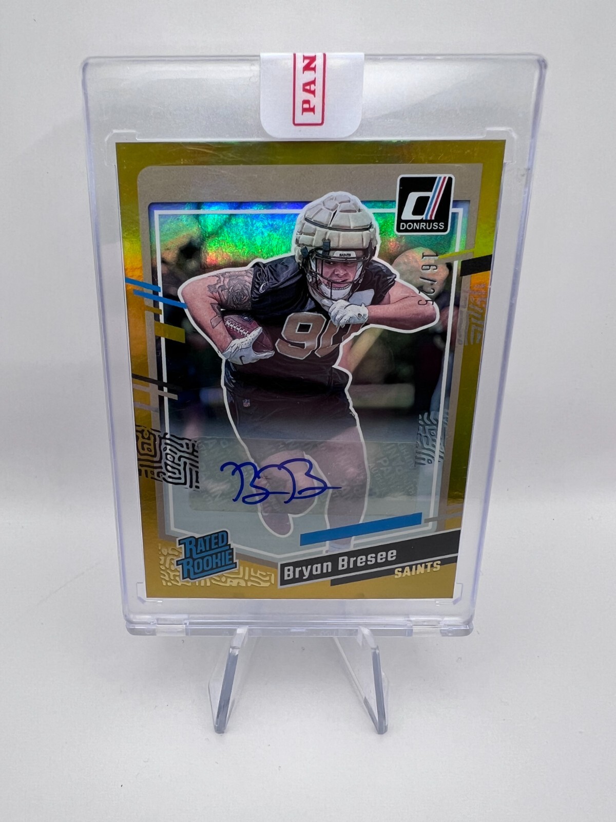 Bryan Bresee Panini Donruss #372 Autograph-Gold
