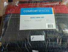 Comfort Spaces CS14-0864 3 Piece Quilt Coverlet Bedspread All Season Lightweight