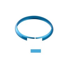 Hell BLAU / BLUE Schlüssel Ring kompatibel mit MINI Cooper One Clubman  BKS32G