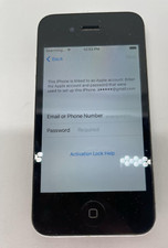 Apple iPhone 4S A1387 Black Smartphone For PARTS OR REPAIR AS IS 