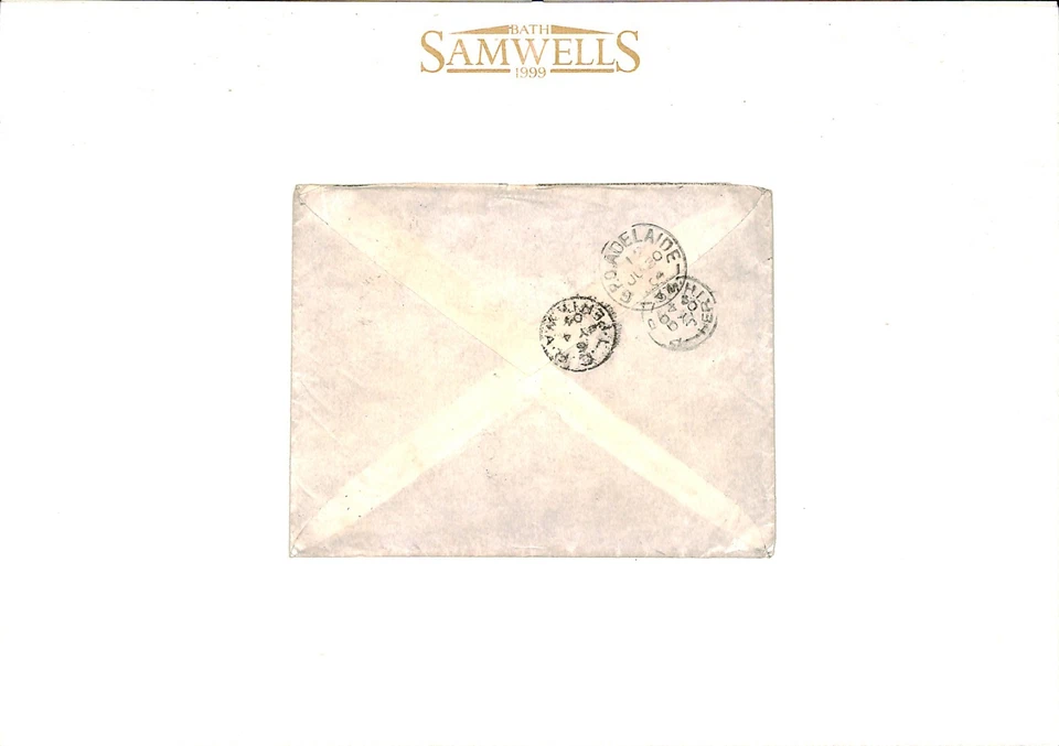Cubierta de Australia del Sur *LGR / PERTH* CDS Ferrocarril Ligero? Squared Circle 1904 W597 Foto 4 de 4