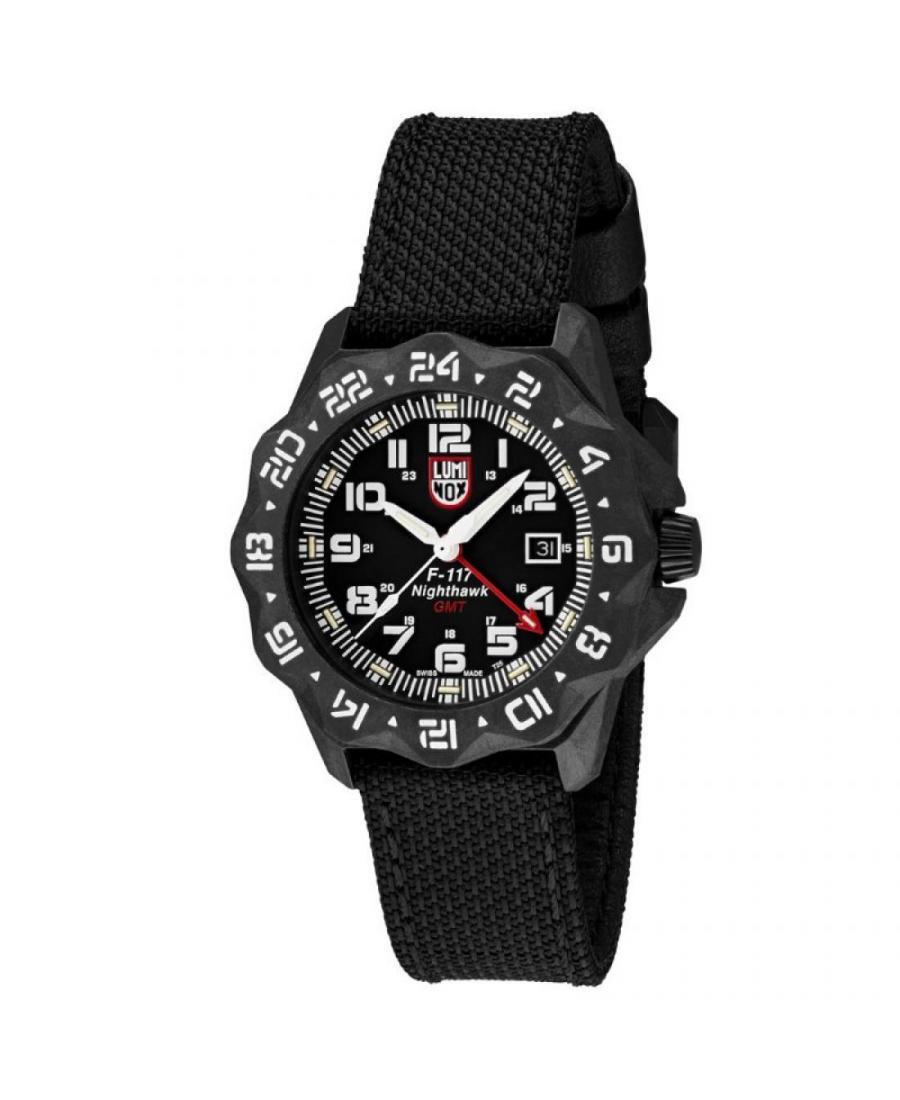 Luminox F117 Nighthawk GMT 44mm Black Carbonox Man's Wristwatch (XA