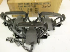 3 Bridger # 3 Dogless Offset 4 Coil Spring Foothold Traps Coyote Fox Trapping 