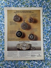 Vintage 1973 Rolex Watch Print Ad Oyster Perpetual Day Date 18K Ad Only