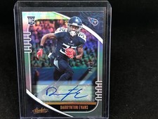 DARRYNTON EVANS 2020 PANINI ABSOLUTE RC AUTO #D 1/75
