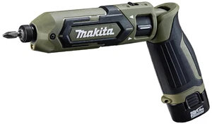 Makita Conducteur d'impact de stylo TD022DSHXO olive 2Batteries avec boîtier Chargeur/Alumium