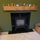 LINTEL MANTEL BEAM Mantelpiece Log Burner Mantle BESPOKE X-LARGE OAK FIREPLACE