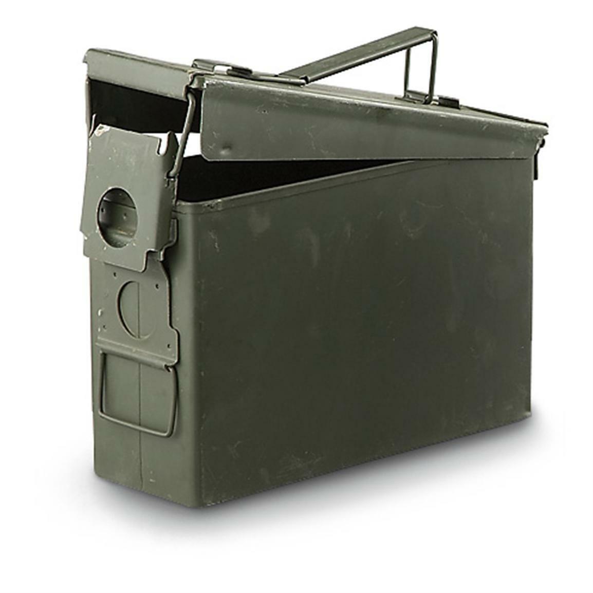 Waterproof M19A1 .30 Caliber Ammo Can U.S. Military Surplus (Used)