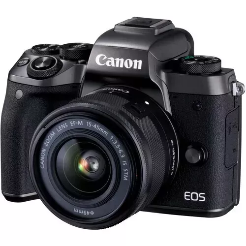 Canon EOS M5 24.2MP Mirrorless Digital Camera with 15-45mm Lens - Picture 1 of 9