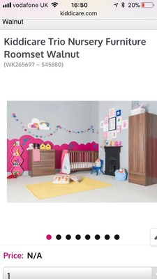 kiddicare nursery furniture