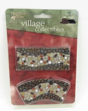 Holiday Time Christmas Village Resin Accessory Collectibles - 2 PC STONE PATHWAY