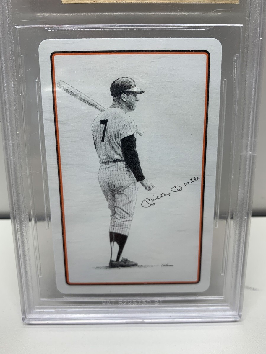1978 Mickey Mantle Landsman Sports Deck Division Card Beckett