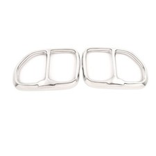 2PCS Stainless Steel Exhaust Tips for BMW X3 X4 2018-21