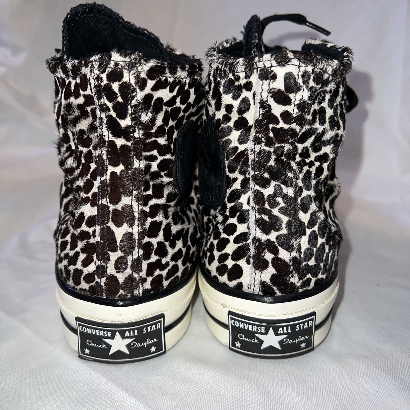 PONY Scarpe Converse All Star 70 Hi stampa leopardata capelli di cavallo Chuck Taylor donna 6 5