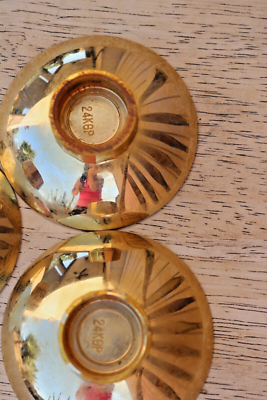 VINTAGE JAPANESE 24k GOLD PLATED COMMEMORATIVE SAKE CUP, 3 PCS | eBay