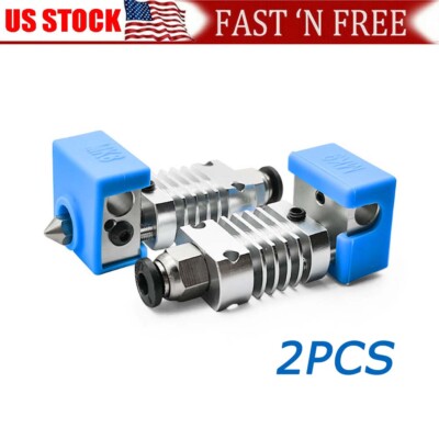 For Ender 3 5 Pro CR10 CR10S CR20 Hotend Hot End Extruder All Metal Upgrade 2Pcs