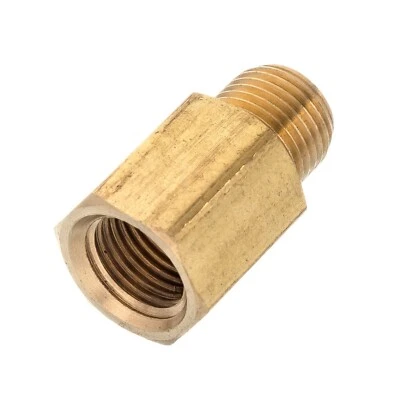 1/8" BSP Male To 1/8" BSP Female Pipe Reducer Hex Thread Adapter Thread Valve