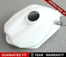 White Gas Fuel Tank Cover ABS Fairing Unpainted for Yamaha YZF R1 2004 2005 2006