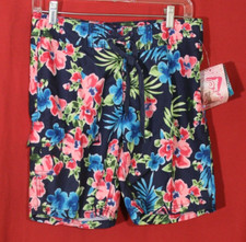 Kanu Surf Women's Sz 2 Oceanside UPF 50 Floral Katya Active Swim Board Short