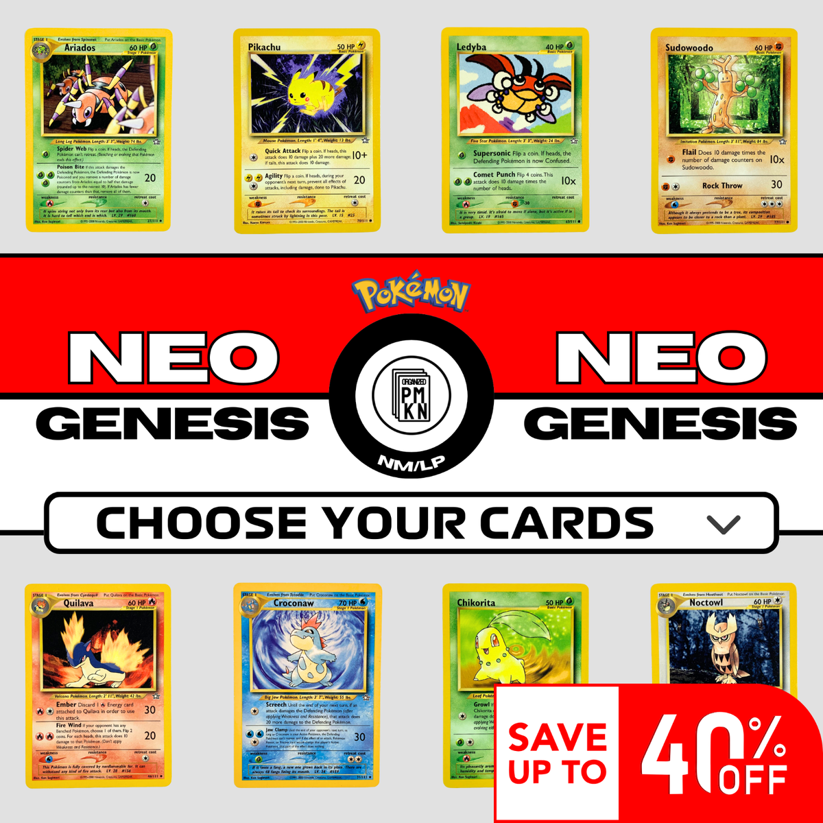 2000 Pokemon Neo Genesis Set: Choose Your Card! | eBay