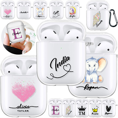 Personalised Name AirPods Case Shockproof Cover for AirPods Pro 1st 2nd 3rd  Gen