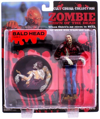 ZOMBIE Dawn Of The Dead BALD HEAD OVP ZOMBIE Kult Horror Original verpackt!